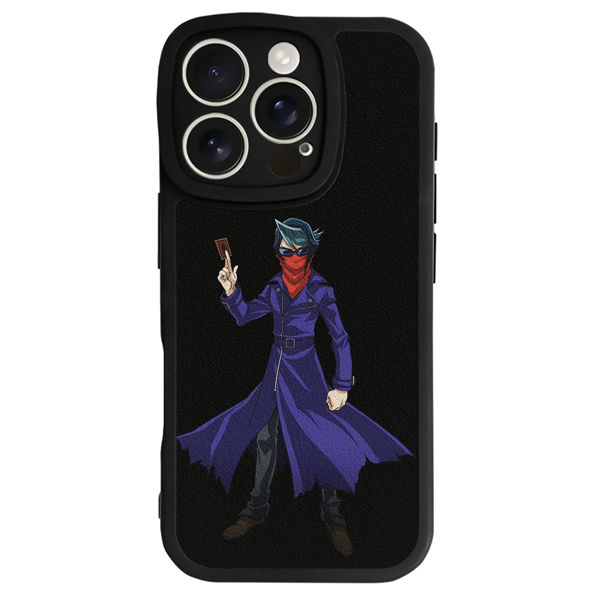 （画像用） 遊☆戯☆王 Yu-Gi-Oh! 【iPhone 16シリーズ対応】シリコンスマホケース（レザー調） 材質：シリコン